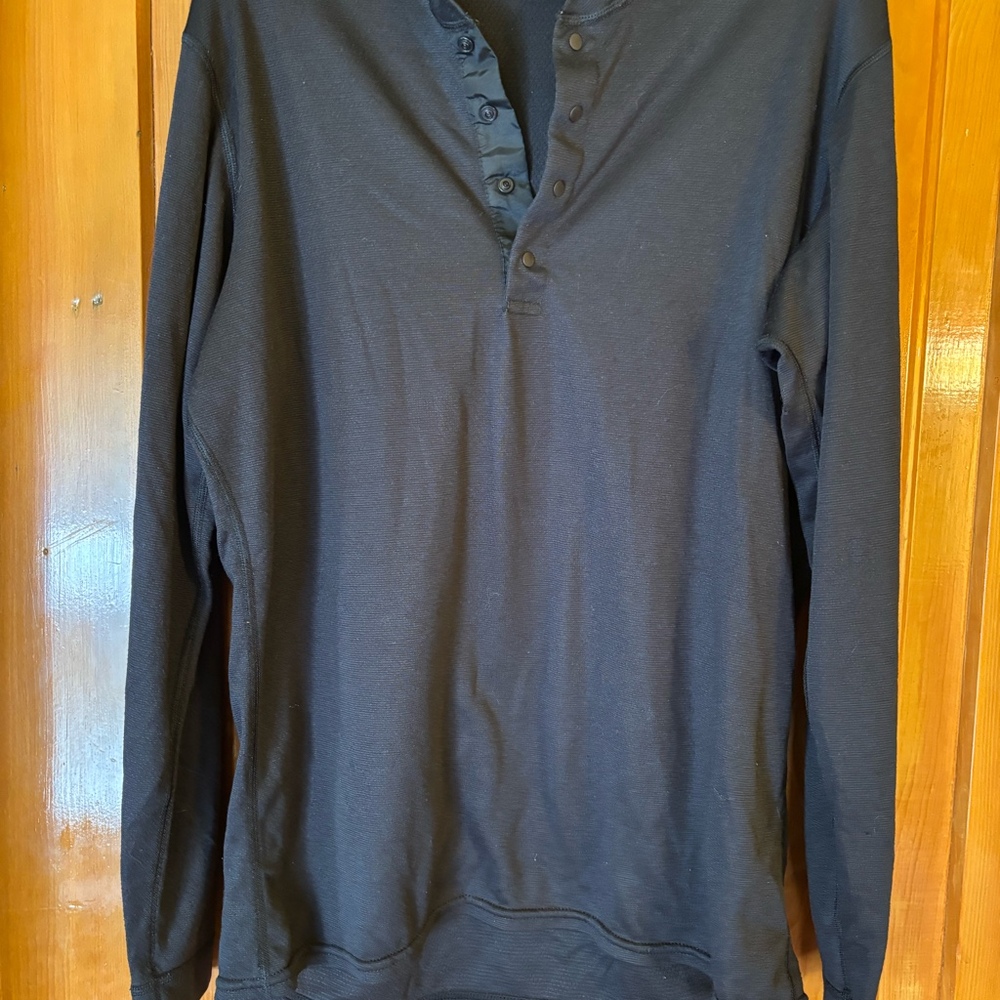 Vintage Patagonia Black Henley Longsleeve